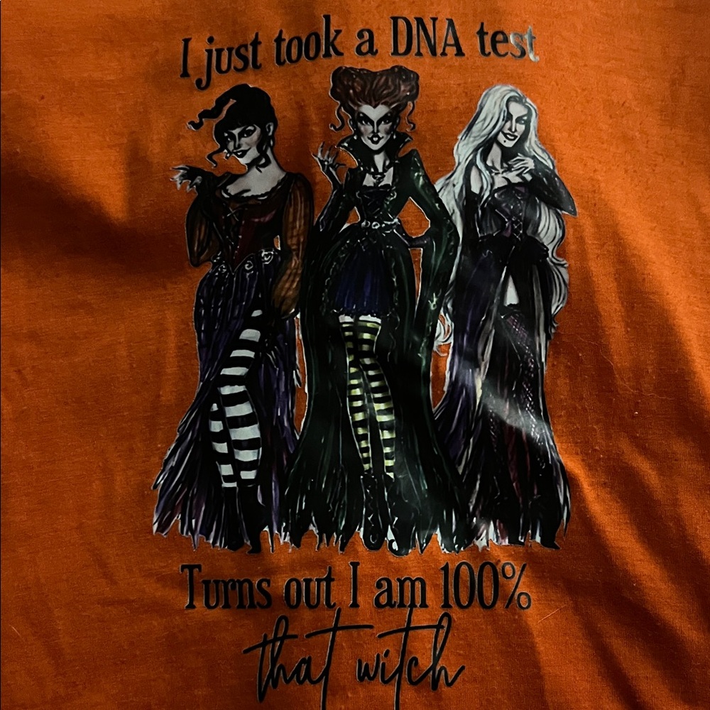 5/$10 item Orange Halloween Graphic T-Shirt